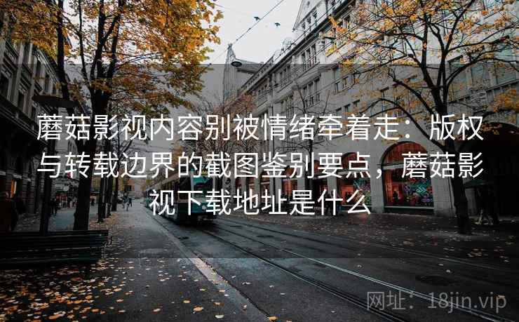 蘑菇影视内容别被情绪牵着走：版权与转载边界的截图鉴别要点，蘑菇影视下载地址是什么