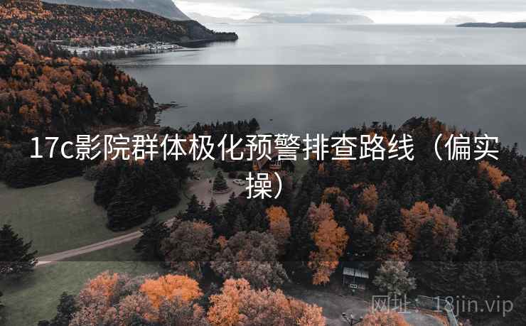 17c影院群体极化预警排查路线（偏实操）