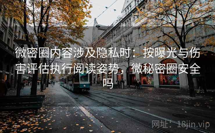 微密圈内容涉及隐私时：按曝光与伤害评估执行阅读姿势，微秘密圈安全吗