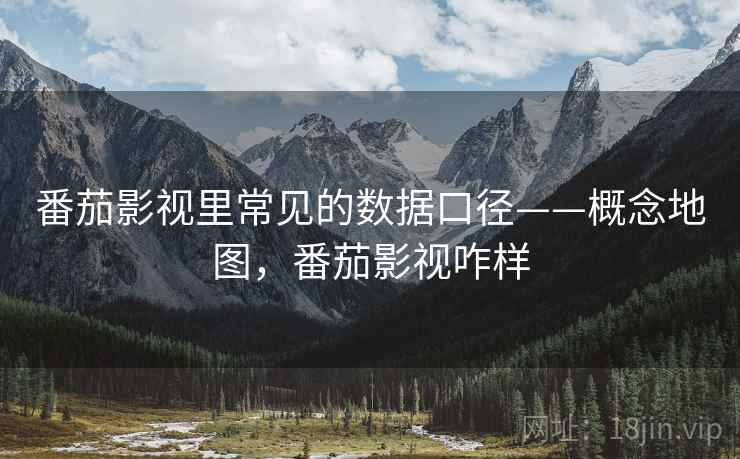 番茄影视里常见的数据口径——概念地图，番茄影视咋样