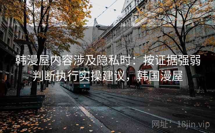 韩漫屋内容涉及隐私时：按证据强弱判断执行实操建议，韩国漫屋